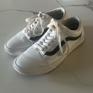 White Vans (M Size 7) (W S 8.5)